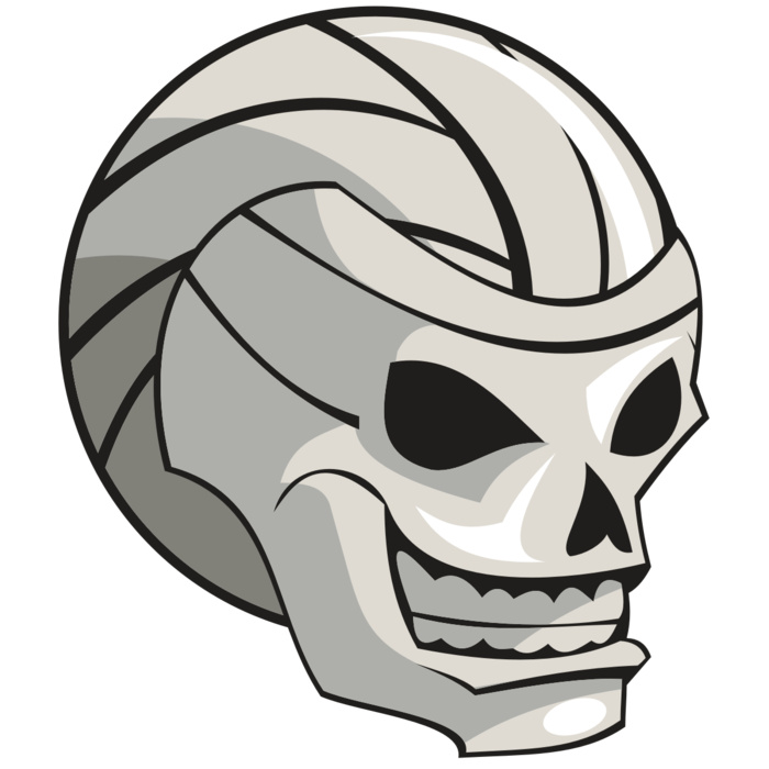 VOLLEYBALL SKULL RQC Vignette