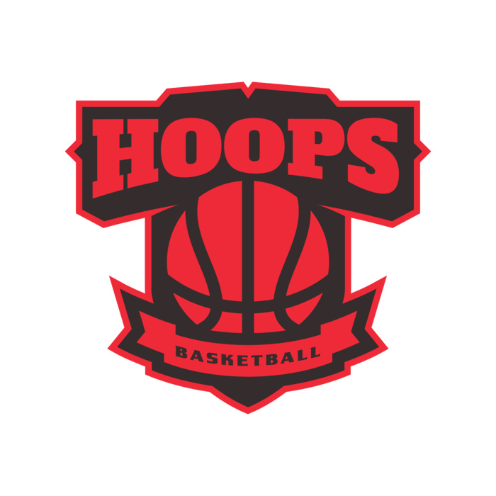 Hoops Basketball logo template  Vignette