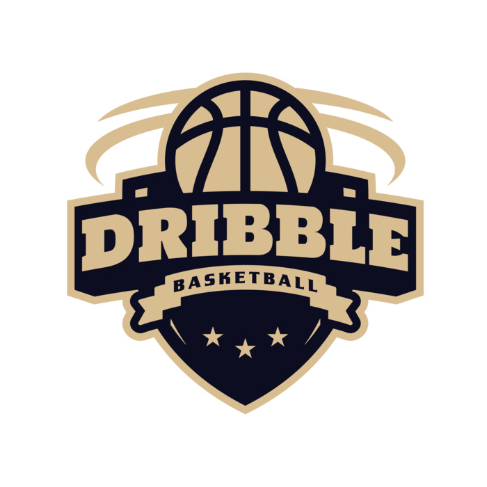 Dribble basketball logo 02 Vignette