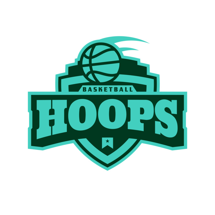 Hoops Basketball logo template 02 Vignette