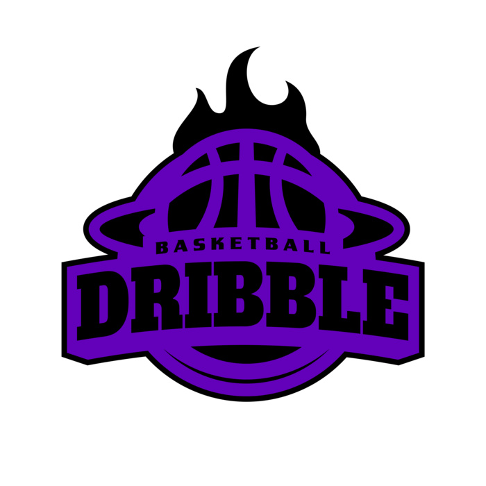 Dribble basketball logo 02 Vignette