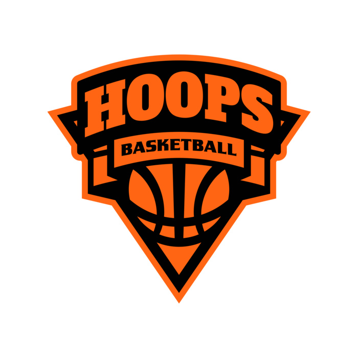 Hoops Basketball logo template 02 Vignette