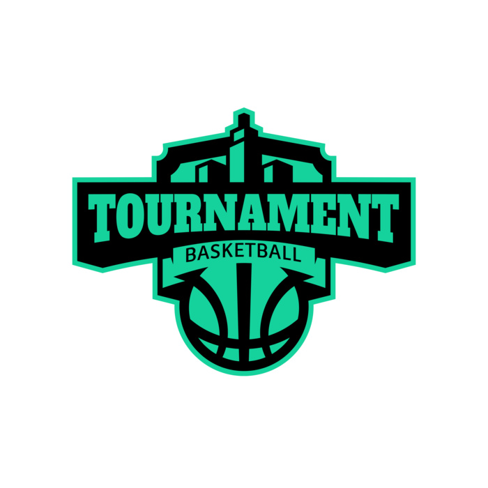 Tournament Basketball logo template Vignette