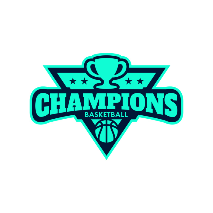 Champions Basketball League logo template 02 Vignette