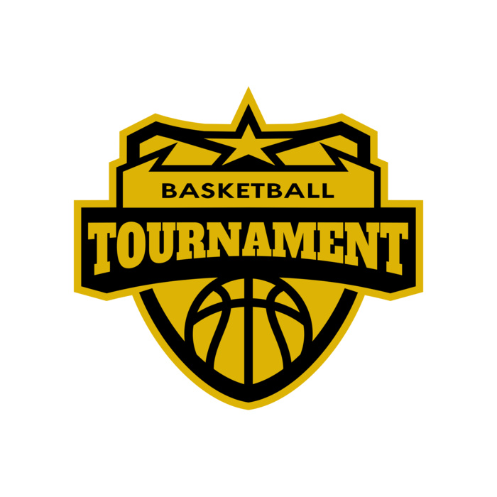 Tournament Basketball logo template 02 Vignette