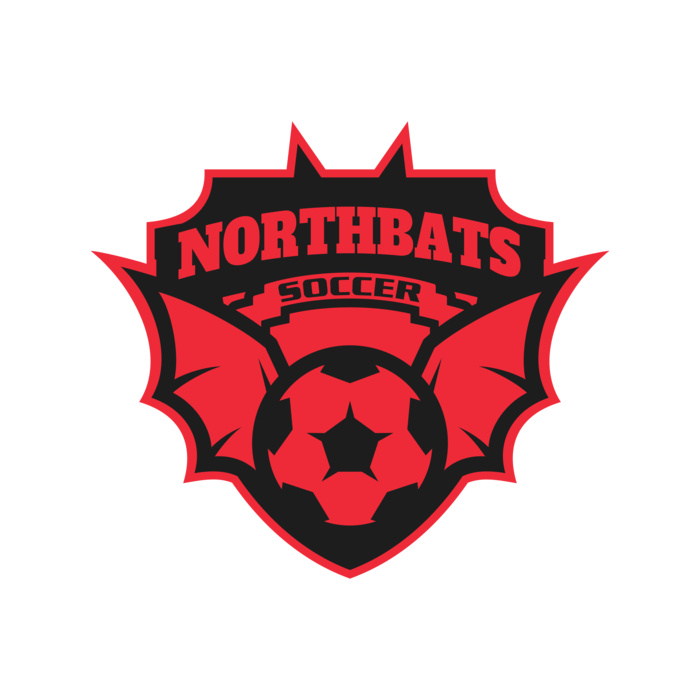 North bats Tournament Soccer logo template Vignette