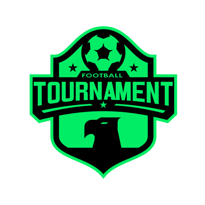 Tournament Football logo template 02 Vignette