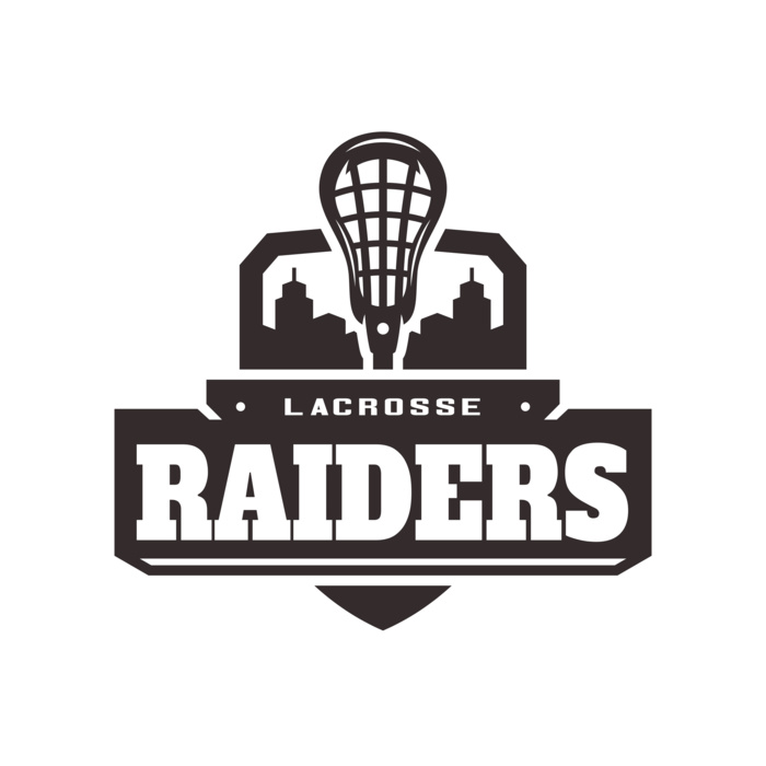 Raiders Lacrosse Logo Template Vignette