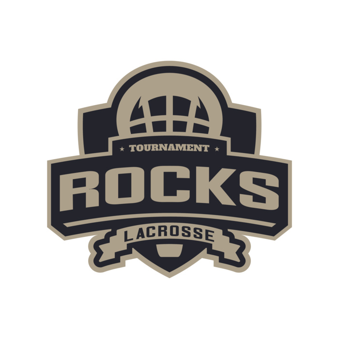 Rocks Tournament Lacrosse Logo Template Vignette