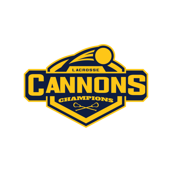 Cannons Champions Lacrosse Logo Template Vignette