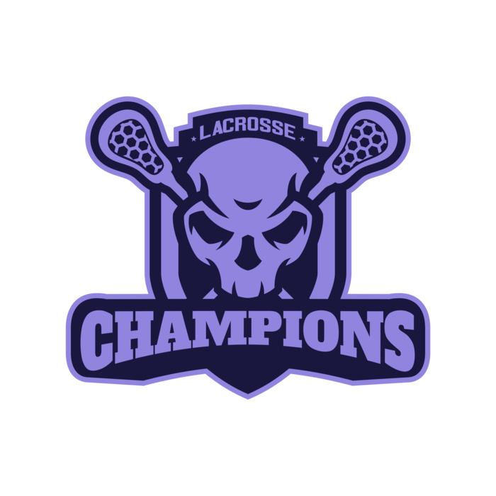 Champions Lacrosse Logo Template 02 Vignette