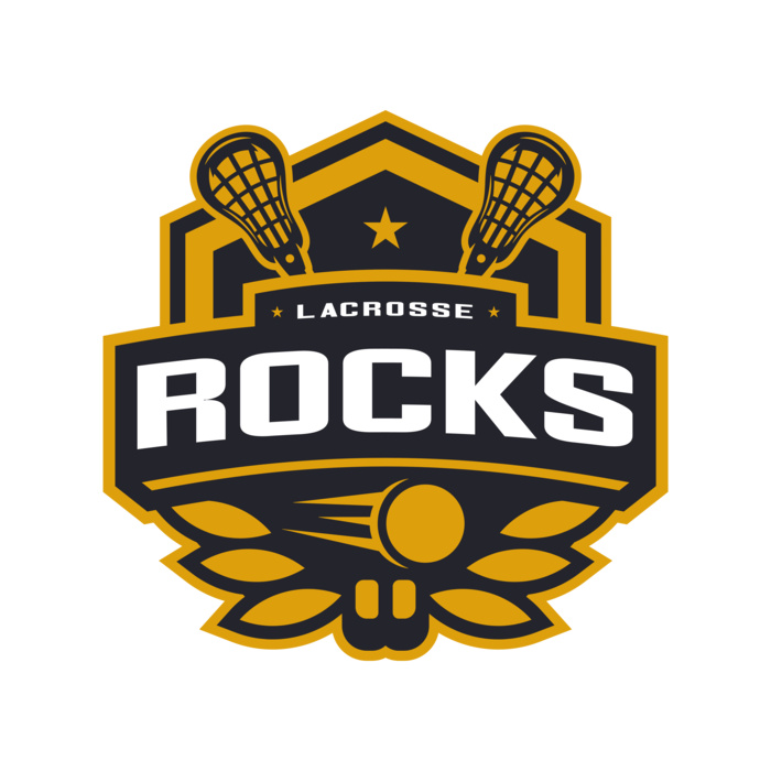 Rocks Lacrosse Logo Template Vignette
