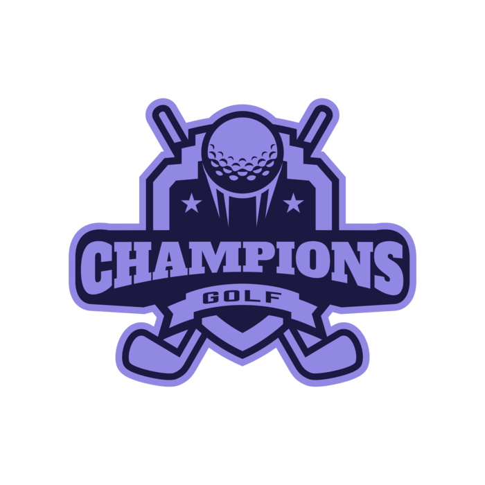 Champions Golf logo template Vignette