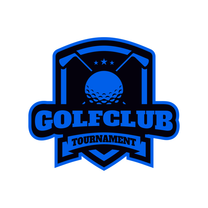 Golf Club Tournament logo template 03 Vignette