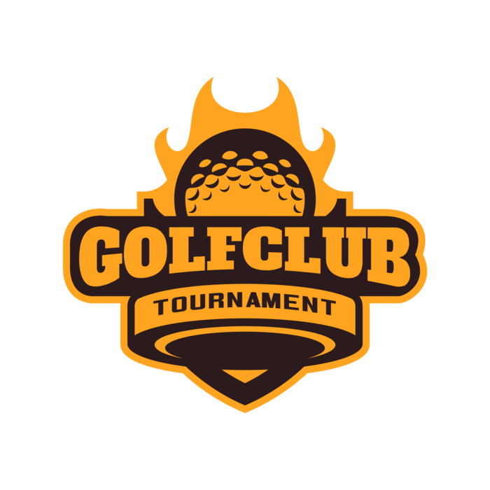 Golf Club Tournament logo template 04 Vignette