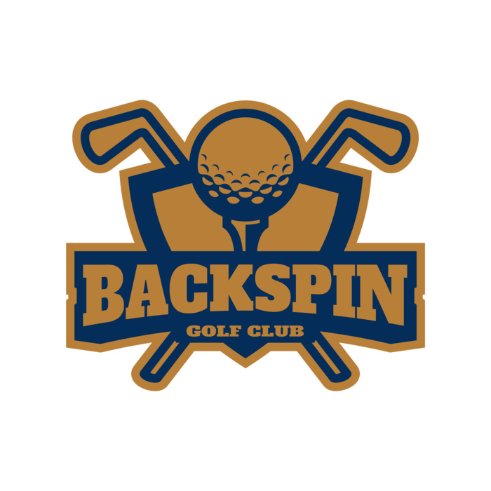 Backspin Golf Club logo template Vignette