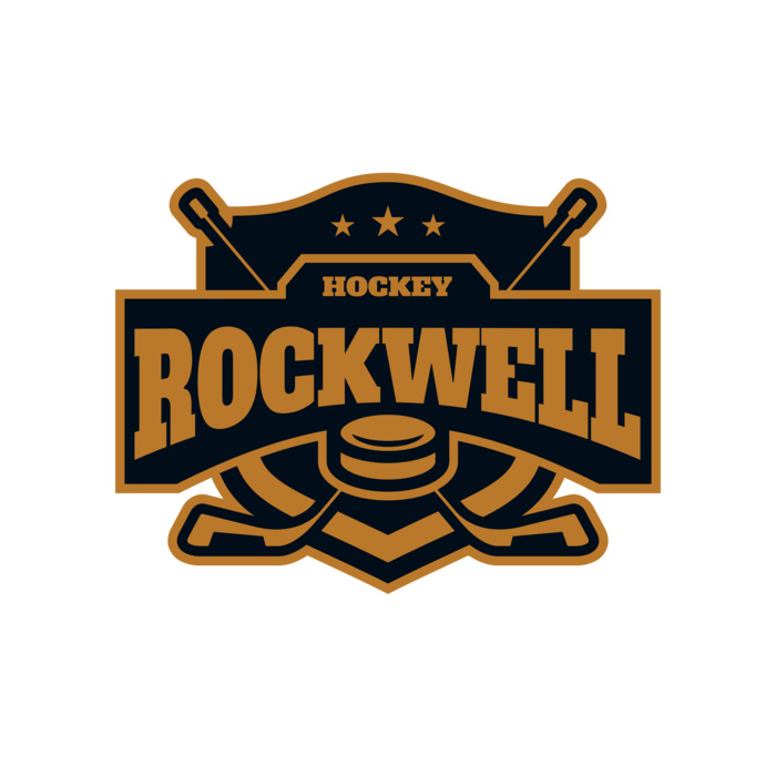 Rockwell Hockey logo template Vignette