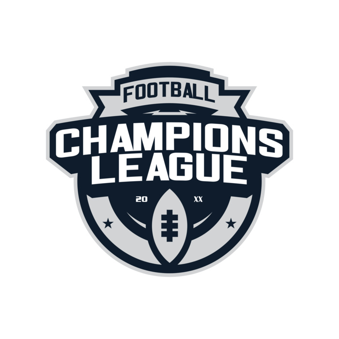 Champions League Football logo template Vignette