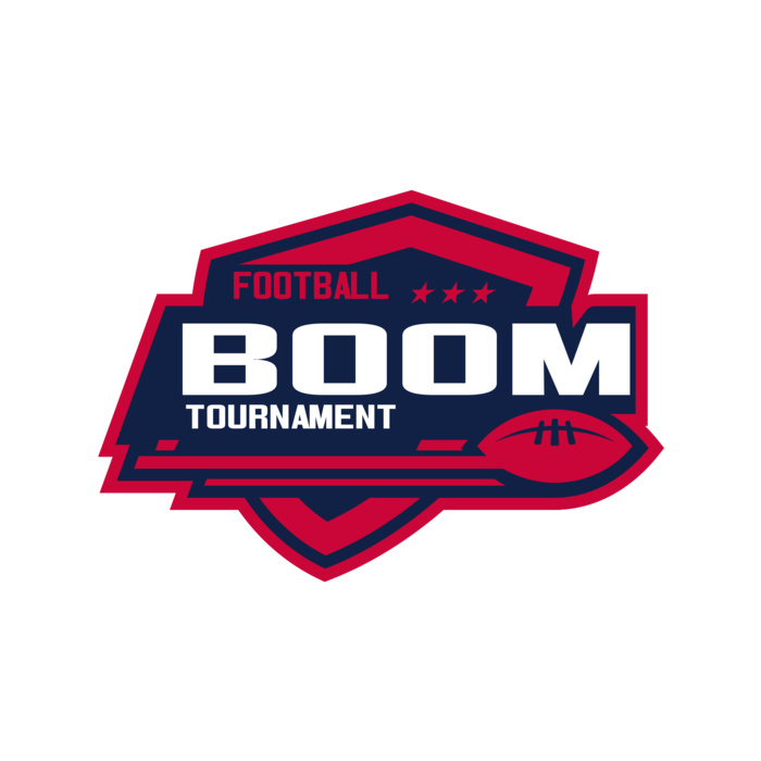 Boom Tournament Football logo template Vignette