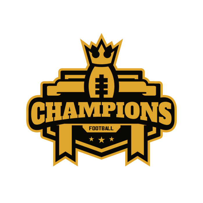 Champions Football Team logo template 02 Vignette