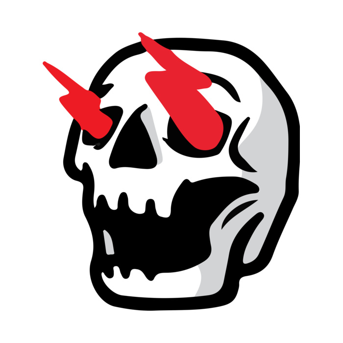 Elements Skull logo template Vignette