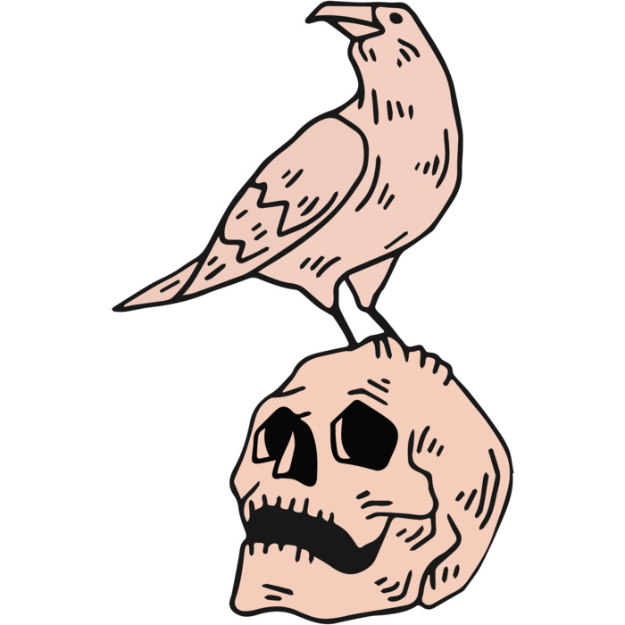 Elements Skulls logo template 15 Vignette