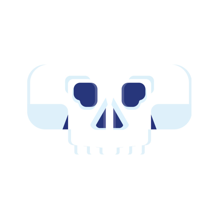 Elements Skulls logo template 21 Vignette