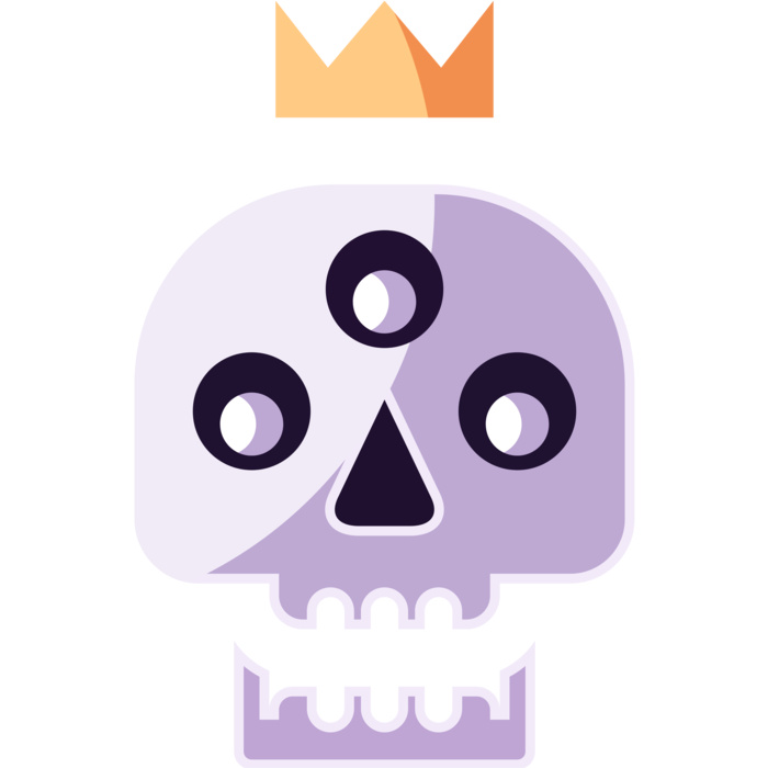 Elements Skulls logo template 59 Vignette