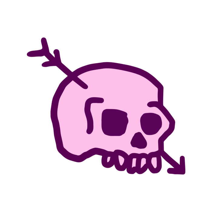 Elements Skulls logo template 63 Vignette