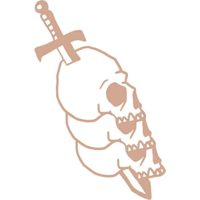 Elements Skulls logo template 89 Vignette