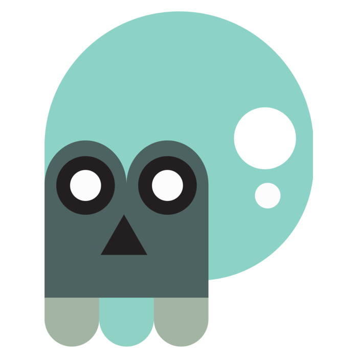 Elements Skulls logo template 123 Vignette