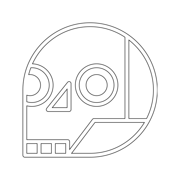 Elements Skulls logo template 126 Vignette