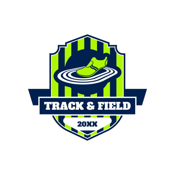 Track and Field Team Logo 02 Vignette