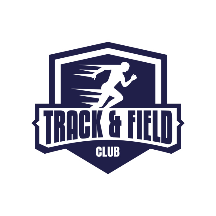 Track & Field Team Logo 03 Vignette