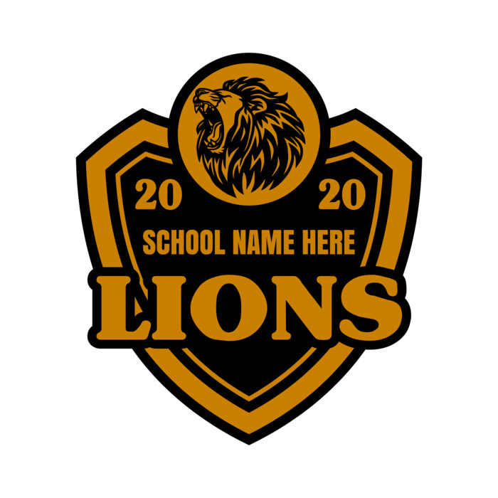School Lions 12 Vignette