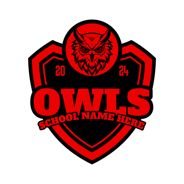 School Owls 07 Vignette