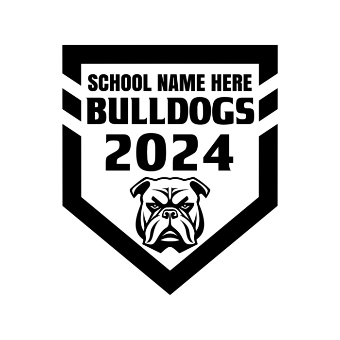 School Bulldog 02 Vignette