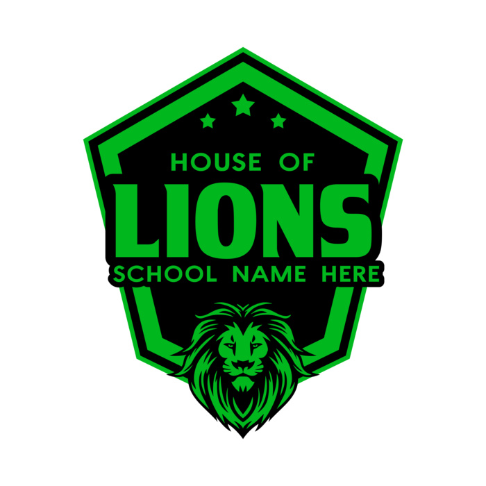 School Lions 13 Vignette