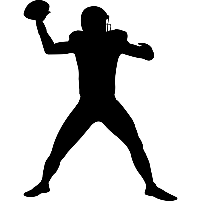 American Football   Clipart 13 Vignette