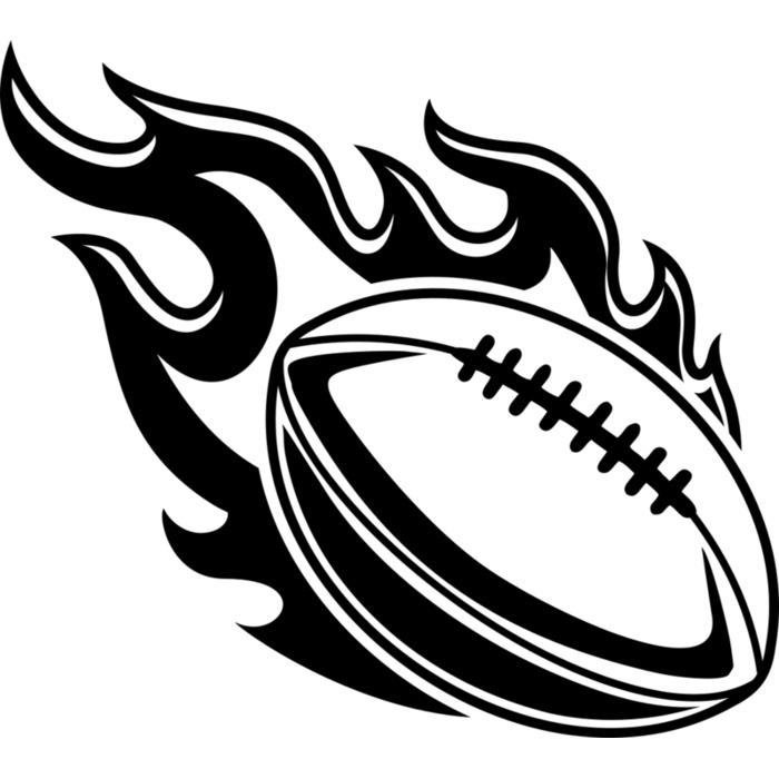 American Football   Clipart 18 Vignette