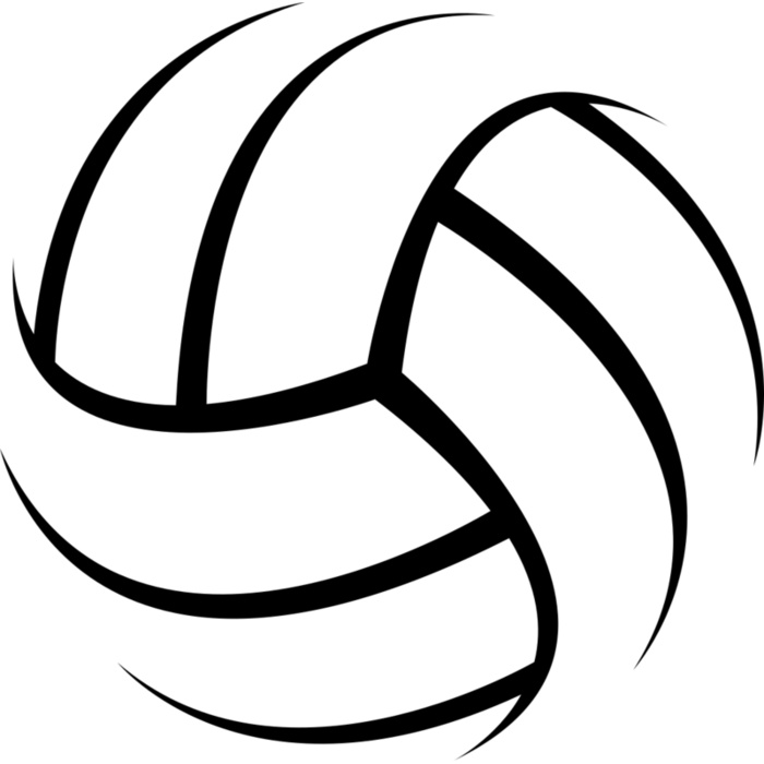 Volleyball   Clipart 3 Vignette