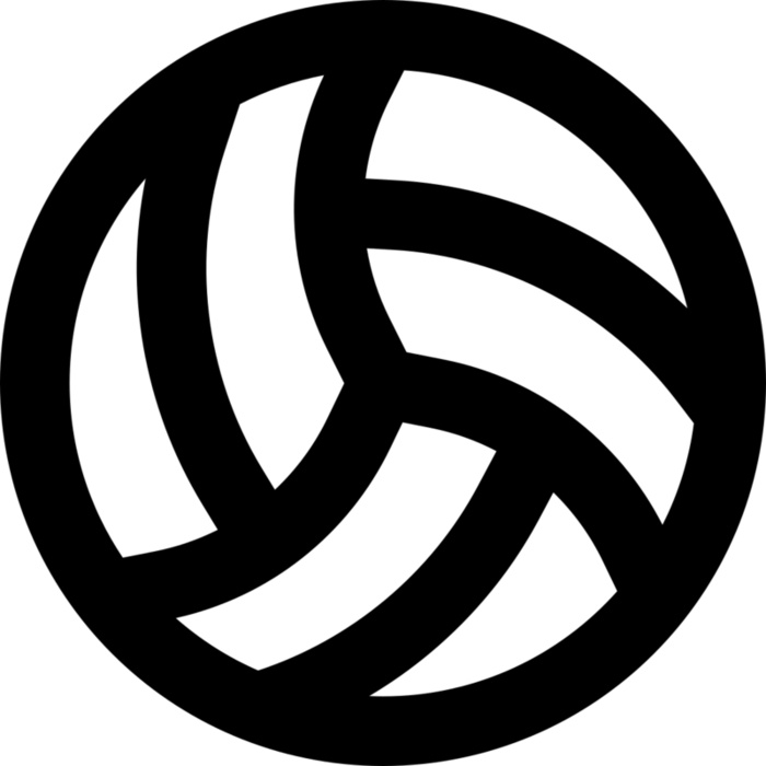 Volleyball   Clipart 8 Vignette