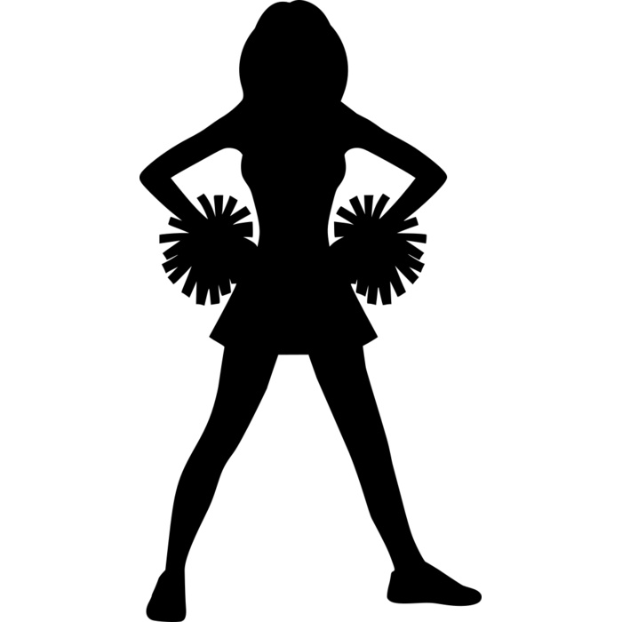 Cheerleading   Clipart 10 Vignette