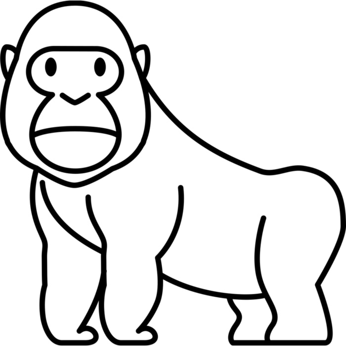 Ape   Clipart 1 Vignette