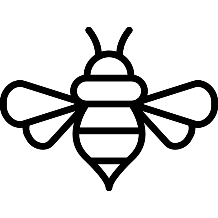 Bee   Clipart 3 Vignette