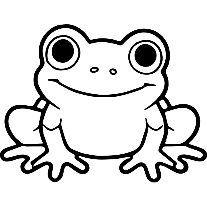 Frog   Clipart 2 Vignette