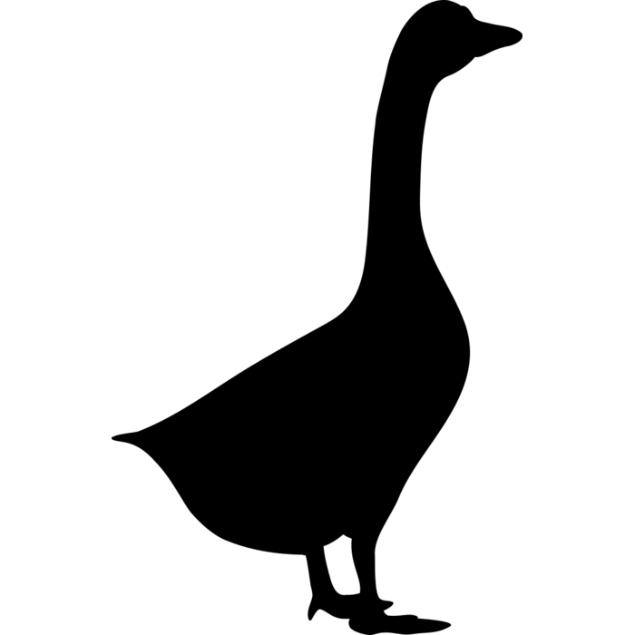 Goose   Clipart 1 Vignette