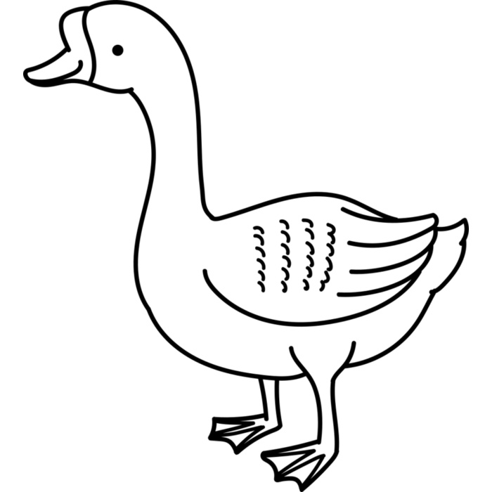 Goose   Clipart 2 Vignette