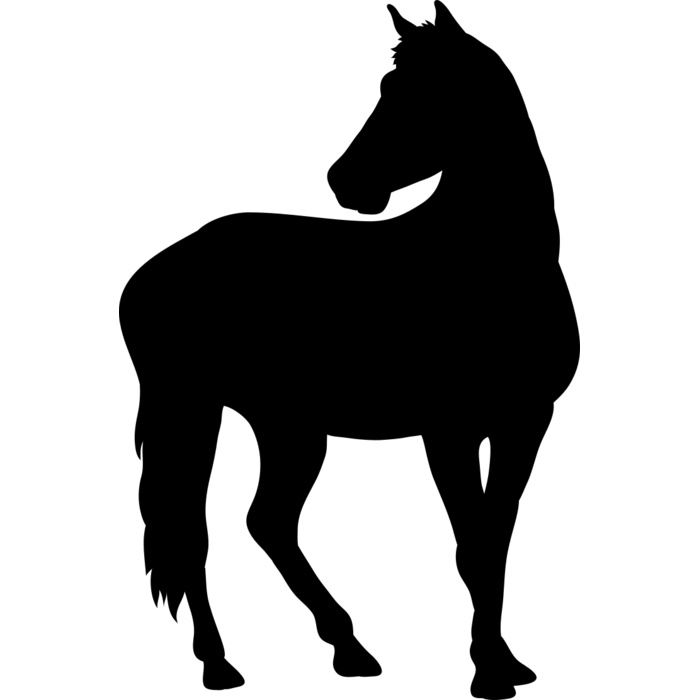 Horse   Clipart 1 Vignette
