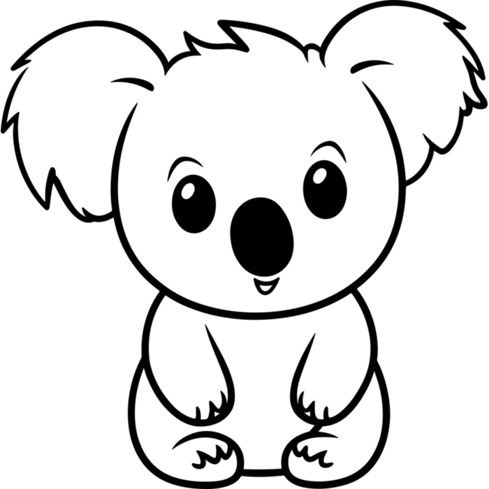 Koala   Clipart 2 Vignette